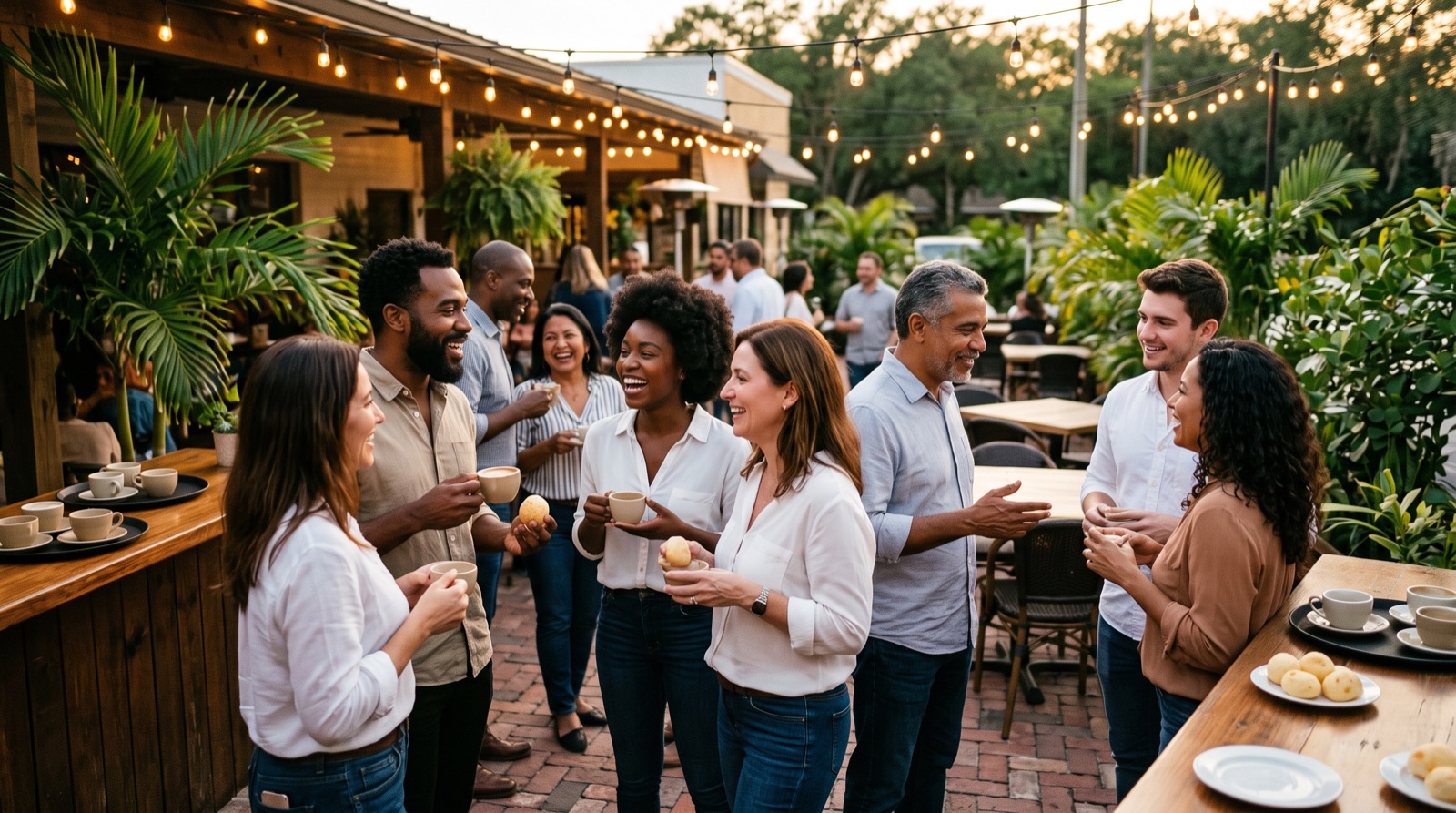 Pequenos empresários da comunidade brasileira reunidos em Orlando